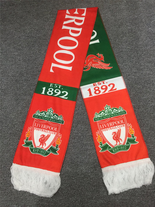 EST. 1892 צעיף אוהדים ליברפול – אדום ירוק