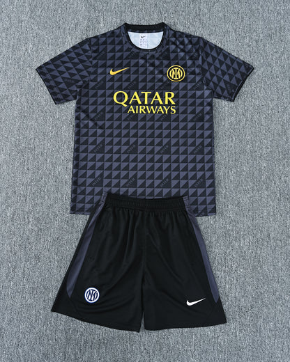 Inter Milan חליפת כדורגל קצרה אינטר מילאנו 2026/27בצבע שחור