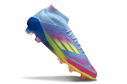 Adidas F50 Elite Mid FG – מהדורת חיתוך גבוה רב-צבעונית גרב גבוה נעליי אדידס
