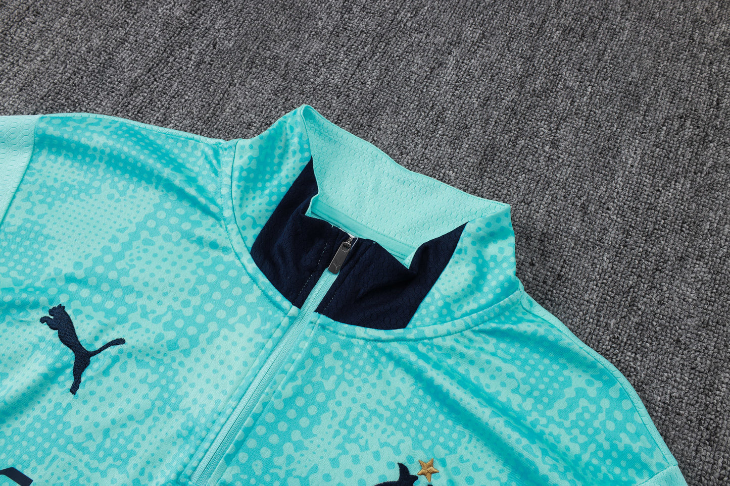 💚⚽ חליפת אימון מארסיי 25/26 – חצי רוכסן, עיצוב ירוק מיוחד