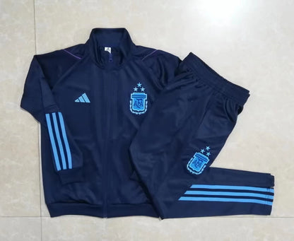 חליפת אימונים בצבע כחול מלכותי של ארגנטינה 22/23 - מהדורה עם רוכסן ארוך