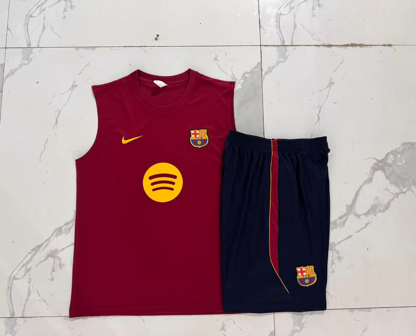 Nike FC Barcelona Sleeveless Training Kit 2026/27 - חליפת נייק קצרה ברצלונה