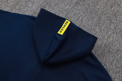 חליפת אימון Flamengo 25/26 – דגם ארוך עם קפוצ’ון (כחול רויאל)