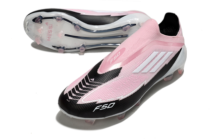 adidas F50 Elite Laceless FG  | Messi Edition Pink נעליי אדידס מסי