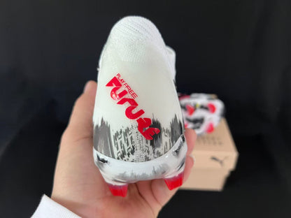 Puma FUTURE 8 Ultimate FG-AG Special Edition – White / Black / Red - נעליי פומה