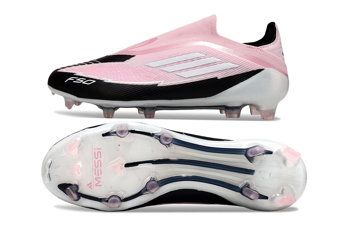 adidas F50 Elite Laceless FG  | Messi Edition Pink נעליי אדידס מסי