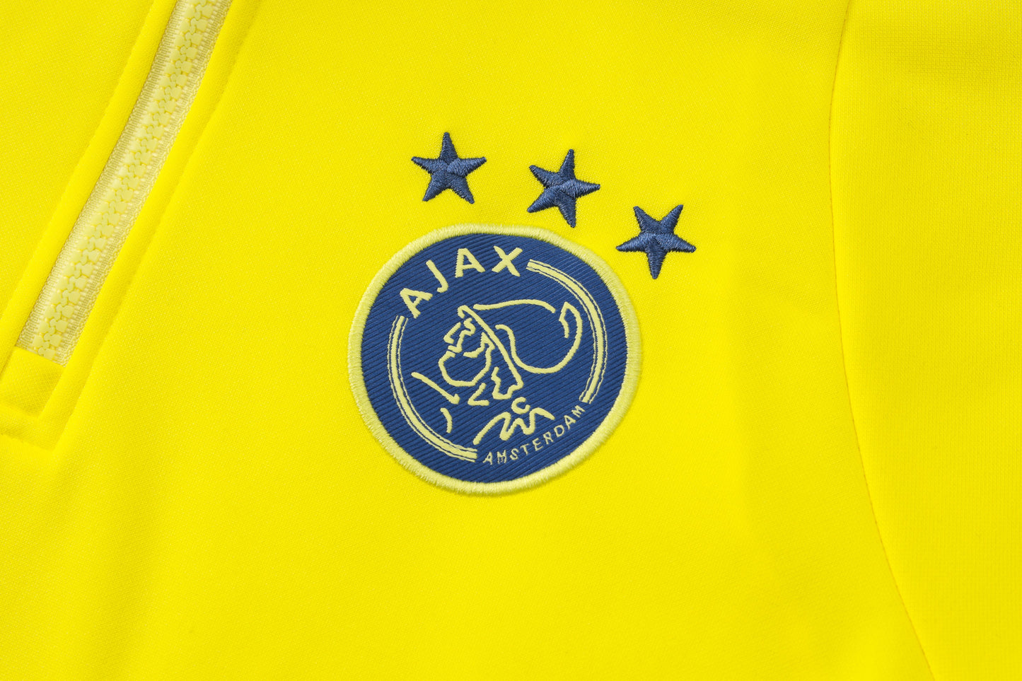 ⚽💛💙Ajax חליפת אימון אייאקס 24/25 – צהוב ־ כחול עם כובע