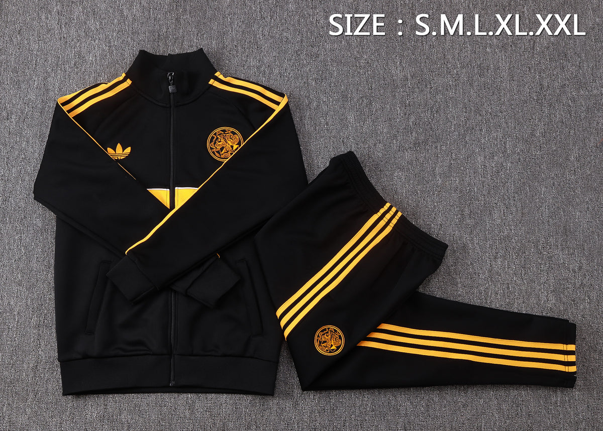 Ajax 2026/27 Black Tracksuit - חליפת אייאקס ארוכה שחורה