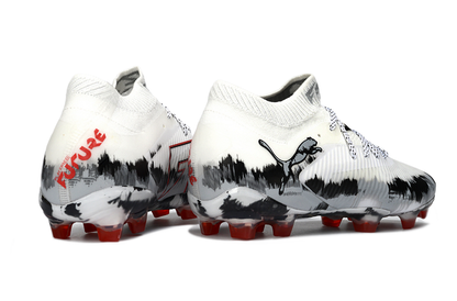 Puma FUTURE 8 Ultimate FG-AG Special Edition – White / Black / Red - נעליי פומה