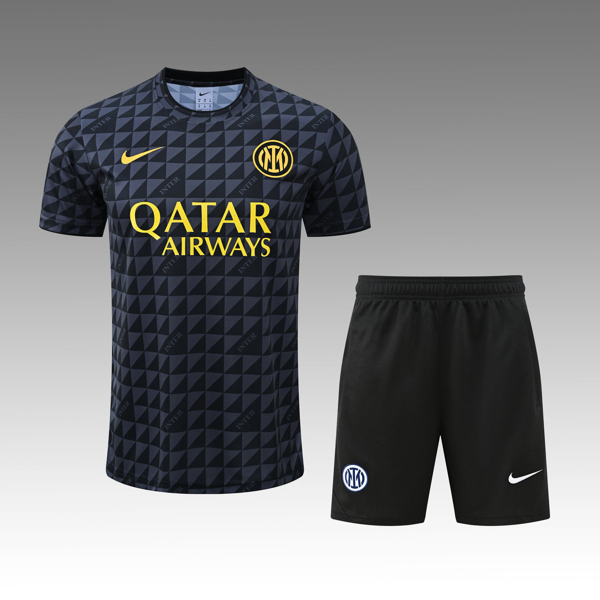Inter Milan חליפת כדורגל קצרה אינטר מילאנו 2026/27בצבע שחור