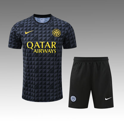 Inter Milan חליפת כדורגל קצרה אינטר מילאנו 2026/27בצבע שחור