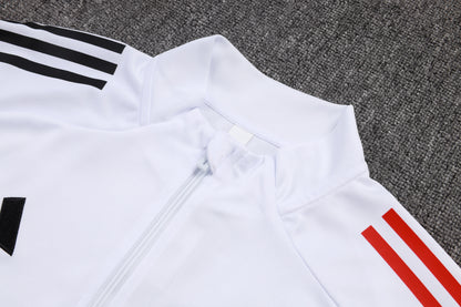 חליפת אימונים מלאה של אייאקס לעונת 2025/26 (לבן ושחור)