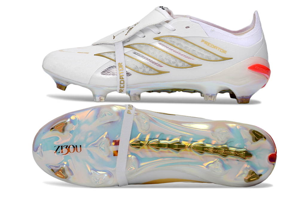 adidas Predator Accuracy FG White/Gold  – נעלי כדורגל אדידס