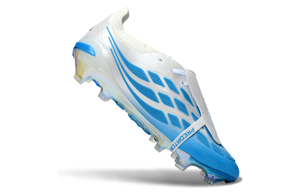 Predator Elite Tongue FG 26 – White/Blue Edition - נעלי אדידס